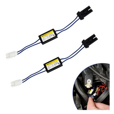 2 τμχ T10 Canbus Cable 12V LED Warning Canceller Decoder 501 T10 T15 W5W 194 Car Lights NO Error Canbus LED Load Resistor