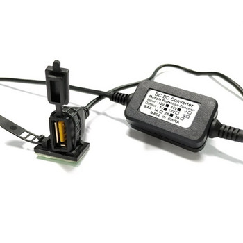 Κρυφός φορτιστής USB 12V-24V Αδιάβροχη θύρα τροφοδοσίας USB Πρίζα φορτιστής Φορτιστής κινητήρα για έξυπνο τηλέφωνο μοτοσικλέτας GPS