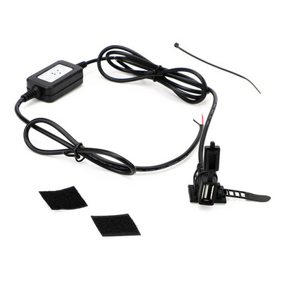 24 V 12 V mootorratta USB laadijad 3.0 pordiga muundur mobiiltelefonile 5 V 2 A pistikupesa Juhtraud Mootorratta toiteadapteri tarvikud