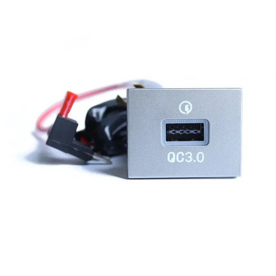 12V/24V automašīnas tālruņa lādētāja ligzda Double QC3.0 Type C PD USB uzlādes ports strāvas adapteris Ford Focus 2004-2011 mk2 piederumiem