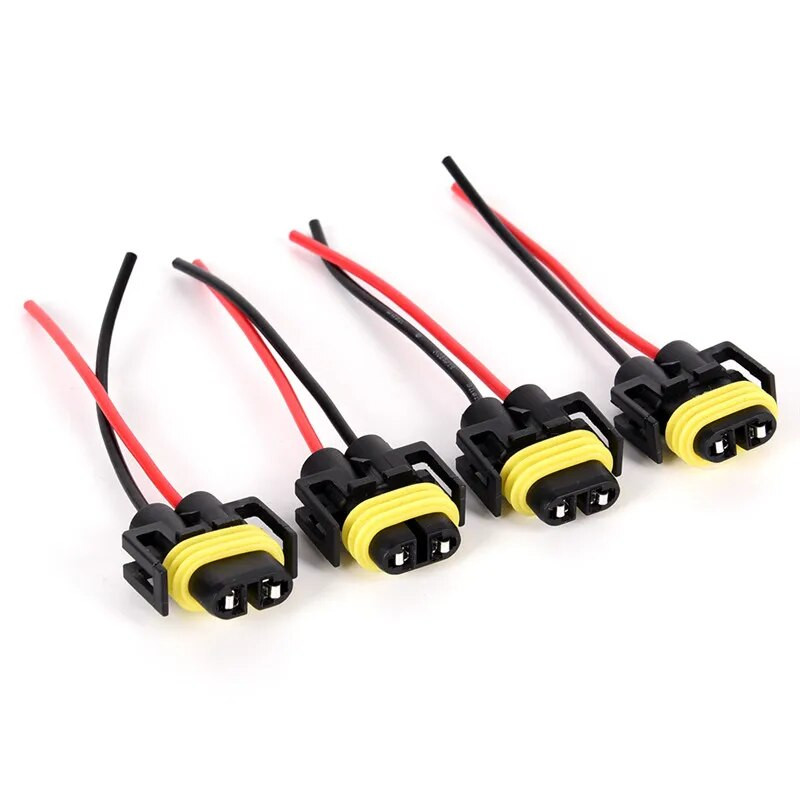 2 vnt. H8 H9 H11 laidų rinkinio lizdas automobilio laido jungties laido kištuko adapteris, skirtas rūko žibintų priekinių žibintų lemputės lemputės priedams