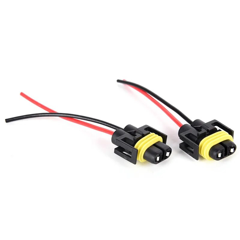 2 vnt. H8 H9 H11 laidų rinkinio lizdas automobilio laido jungties laido kištuko adapteris, skirtas rūko žibintų priekinių žibintų lemputės lemputės priedams