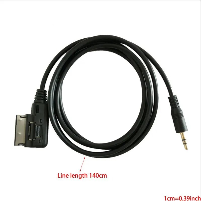 37MA AMI MMI AUX kaabel muusikaliidese adapter 3,5 mm pistikupesaga Aux-in MP3 kaabel VW jaoks Audi A3 A4 A5 A6 A8 Q3 Q5 Q7 DY0 jaoks