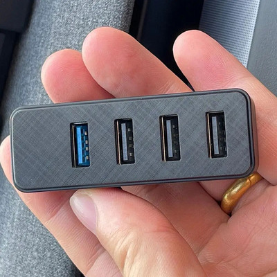 USB хъб Разширителна докинг станция за Tesla Нова докинг станция Бързо зареждане за нови / 2024 автомобилни аксесоари