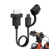 Telefoni laadimiskaabel Lühike kaabel Energiasäästlik Veekindel universaalne topelt-USB laadimisjuhtmed Kaitsev USB-kaabel GPS-telefonidele
