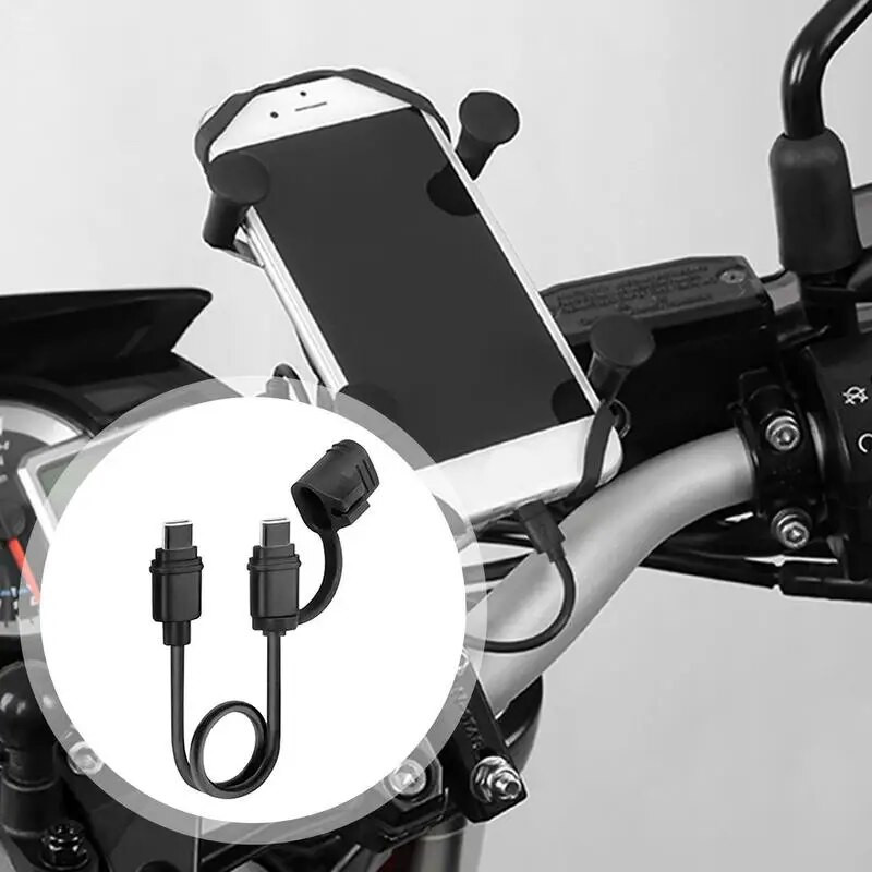 Tālruņa uzlādes kabelis Īss kabelis Enerģijas taupīšana Ūdensizturīgs Universāls Dual USB uzlādes vadi Aizsargājošs USB kabelis GPS tālruņiem