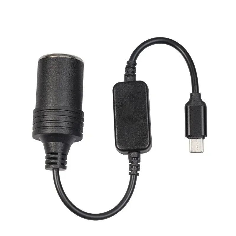 Autós szivargyújtó aljzat USB 5V–12V Átalakító Adapter Vezetékes Vezérlő Dugó Csatlakozó Adapter Auto Belső Tartozékok