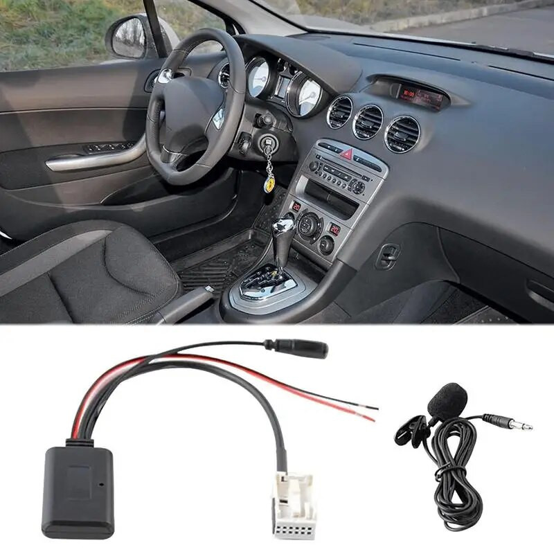 Za Peugeot 207 307 407 308 Za Citroen C2 C3 RD4 12Pin bežični modul bežični radio stereo aux kabel adapter glazbeni player