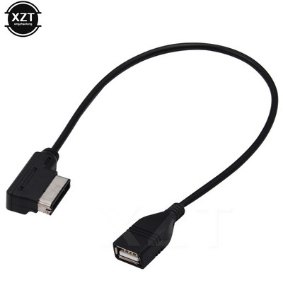 USB AUX kabelis Mūzika MDI MMI AMI uz USB Female Interface Audio AUX adapteris datu vads priekš VW MK5 priekš AUDI A3 A4 A5 A6 Q5