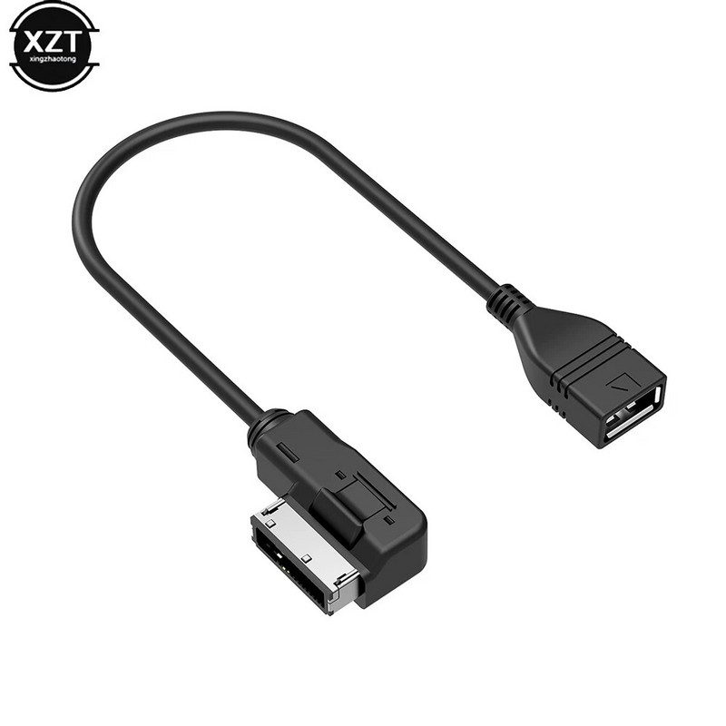 USB AUX kabelis Mūzika MDI MMI AMI uz USB Female Interface Audio AUX adapteris datu vads priekš VW MK5 priekš AUDI A3 A4 A5 A6 Q5