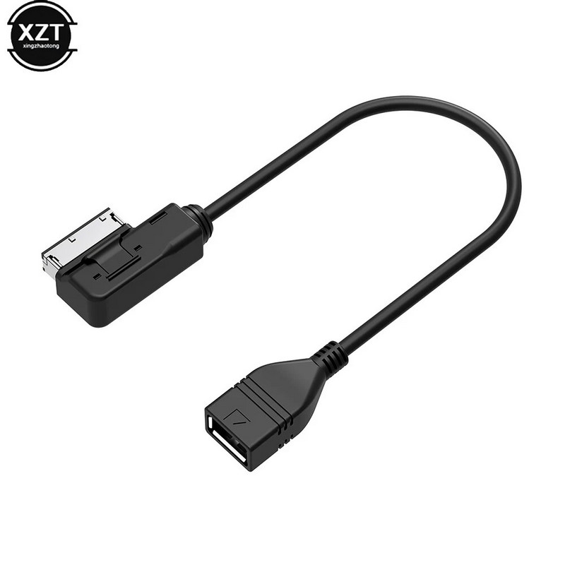 USB AUX kabelis Mūzika MDI MMI AMI uz USB Female Interface Audio AUX adapteris datu vads priekš VW MK5 priekš AUDI A3 A4 A5 A6 Q5