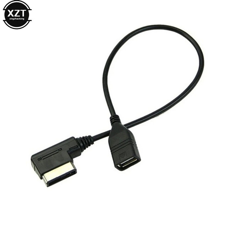 USB AUX kabelis Mūzika MDI MMI AMI uz USB Female Interface Audio AUX adapteris datu vads priekš VW MK5 priekš AUDI A3 A4 A5 A6 Q5