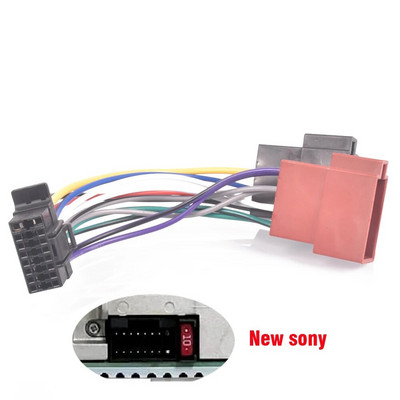 16 kontaktiga autostereoraadio juhtmestik ISO Sony raadio ja ISO raadioesituse jaoks Automaatne adapteri juhtmestiku juhtmestik Ühenduskaablid Adapterid