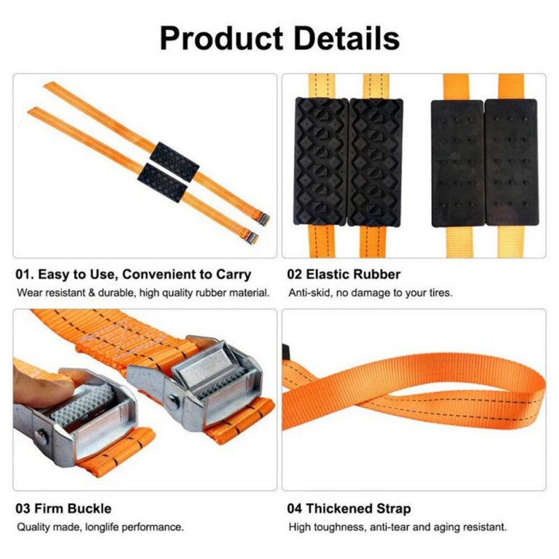 2 tk sõiduki muda päästelaua liiva päästekett maastikul vajumist takistav laudade päästetööriist