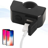 Kahe USB-pordiga 15 W mootorratta juhtraua laadija 12v kuni 5v 3a kiirlaadimisadapteri toiteallika pesa telefoni jaoks