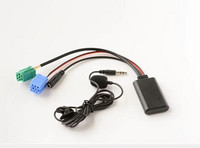 Adaptor audio Bluetooth Muzică AUX-IN ISO 6 Pin pentru Renault Espace Twingo Scenic Laguna Radio Updatelist Stereo