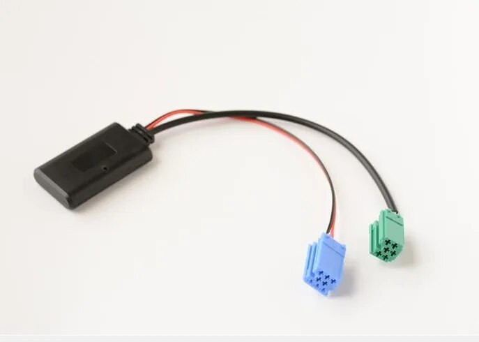 Adaptor audio Bluetooth Muzică AUX-IN ISO 6 Pin pentru Renault Espace Twingo Scenic Laguna Radio Updatelist Stereo
