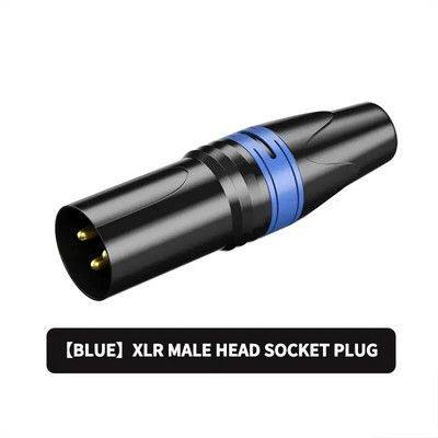 1 gab Profesionāls mikrofona kabelis XLR mikseris jaudas pastiprinātājs mikrofona kabelis mikrofons vīrišķais 3 kontaktu XLR audio savienotājs