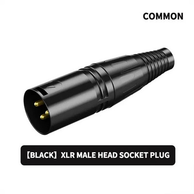 1 gab Profesionāls mikrofona kabelis XLR mikseris jaudas pastiprinātājs mikrofona kabelis mikrofons vīrišķais 3 kontaktu XLR audio savienotājs