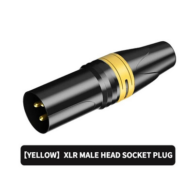 1 gab Profesionāls mikrofona kabelis XLR mikseris jaudas pastiprinātājs mikrofona kabelis mikrofons vīrišķais 3 kontaktu XLR audio savienotājs