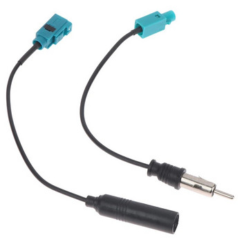За Bingfu автомобилна стерео FM AM радио антена адаптерни кабели Fakra Z към DIN Автомобилни резервни части