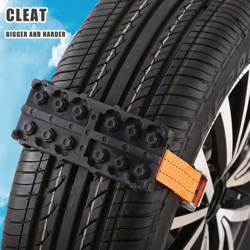 Automobilių kelių problemų šalinimas, patvarus sniego purvo smėlio avarinės padangos diržas automobiliniam visureigiui Offroad Traction Board universalus