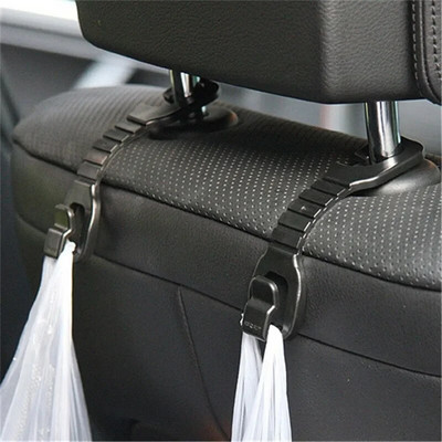 Car Hooks Vehicle Back Seat Hidden Headrest Hanger Vehicle Trunk Storage Organizer Headrest Hanger Holder Auto Fastener Clip