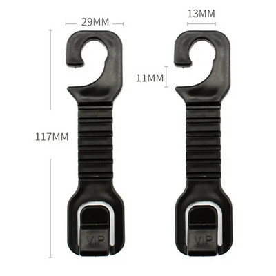 Kuke za automobil Stražnje sjedalo vozila Skrivena vješalica za naslon za glavu Organizator za pohranu u prtljažniku vozila Držač za vješalicu za naslon za glavu Auto pričvršćivač Kvapa