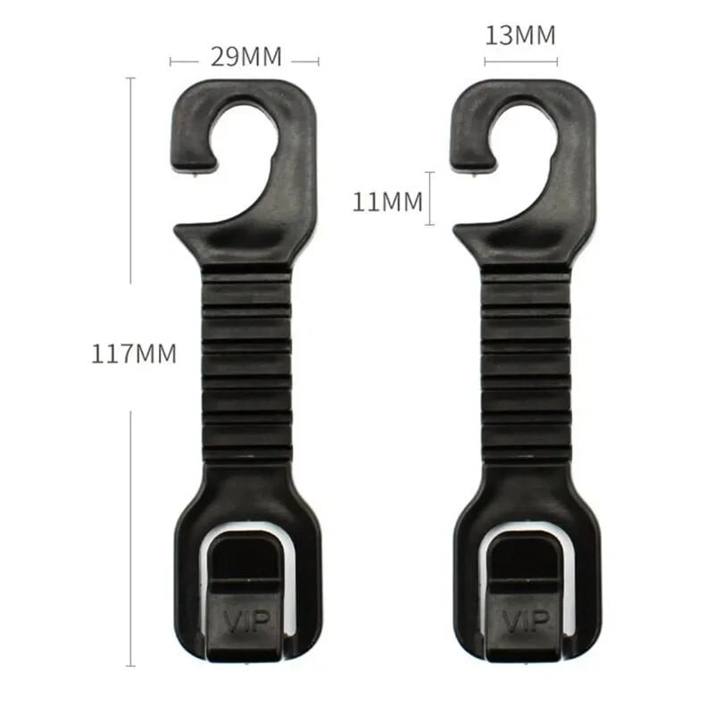 Kuke za automobil Stražnje sjedalo vozila Skrivena vješalica za naslon za glavu Organizator za pohranu u prtljažniku vozila Držač za vješalicu za naslon za glavu Auto pričvršćivač Kvapa