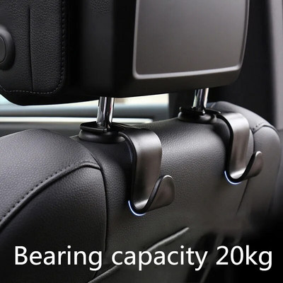 2pcs Car Seat Coat Back Hooks For  Peugeot 306 307 308 208 301 3008 406 508 605 807 106 206 Citroen C5 Xsara Picasso Accessories