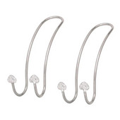 Automašīnas sēdekļa atzveltnes urbis āķis nerūsējošā tērauda persiku sirds Vispārējs automašīnas galvas balsta āķis Slēpts automašīnas sēdekļa āķis Izturīgs rāmis