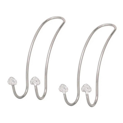 Automašīnas sēdekļa atzveltnes urbis āķis nerūsējošā tērauda persiku sirds Vispārējs automašīnas galvas balsta āķis Slēpts automašīnas sēdekļa āķis Izturīgs rāmis