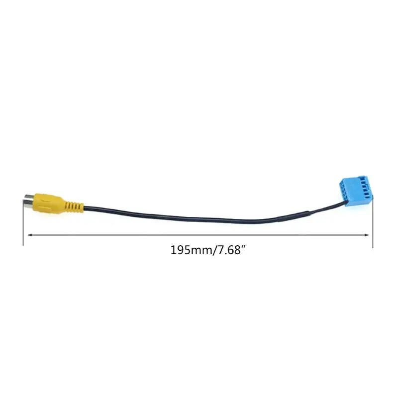 Autós RCA tolatókamera plusz időzítő relé késleltetés szűrő MIB átalakító kábel vezeték