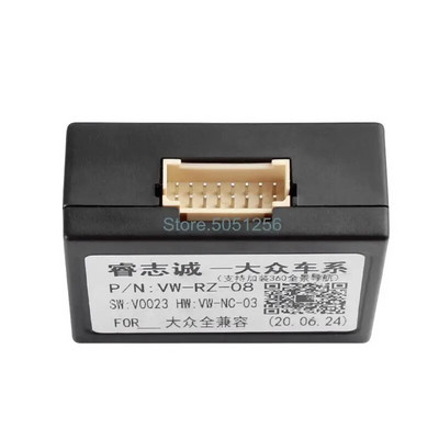 16 kontaktų automobilio radijo stereofoninio galvutės laidų laidų adapteris su Canbus dėžute, skirtas Volkswagen Golf 5/6/Polo/Passat/jetta/Tiguan/Touran/Sk