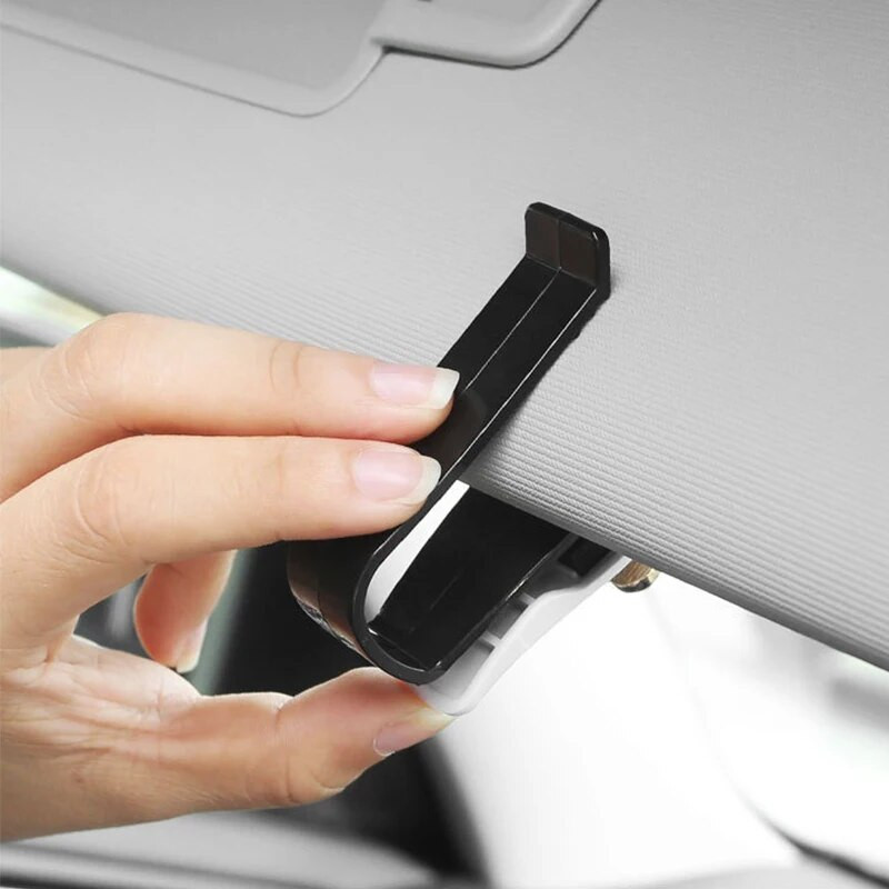 Φορητές θήκες για γυαλιά αυτοκινήτου Κάρτα εισιτηρίων Σφιγκτήρας Bear Flower Decoration Θήκη για γυαλιά ηλίου ABS Γυαλιά ηλίου Θήκη για γυαλιά ηλίου