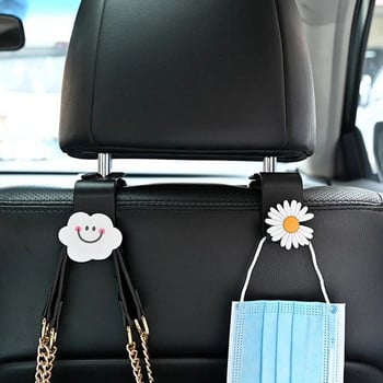 Карикатура Творческа кука за кола Облегалка на задната седалка Висящи куки Автомобилен интериор Звезди Прасе Поставка за съхранение Декорация Автомобили Аксесоари