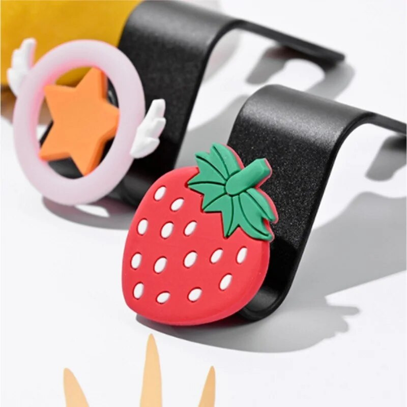 Cartoon Creative γάντζος αυτοκινήτου Πίσω καθίσματος Κρεμαστά άγκιστρα αυτοκινήτου Εσωτερικό Αστέρια Θήκη αποθήκευσης χοίρων Διακόσμηση Αυτοκίνητα Αξεσουάρ