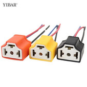 H4 kolme auguga keraamiline traatjuhtmestik Auto esitule pirni lambi juhtmestiku pistikupesa Auto H4 pistikupesa