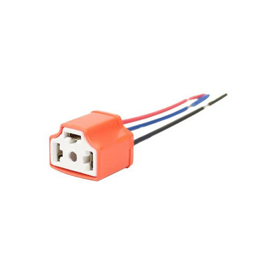 H4 kolme auguga keraamiline traatjuhtmestik Auto esitule pirni lambi juhtmestiku pistikupesa Auto H4 pistikupesa