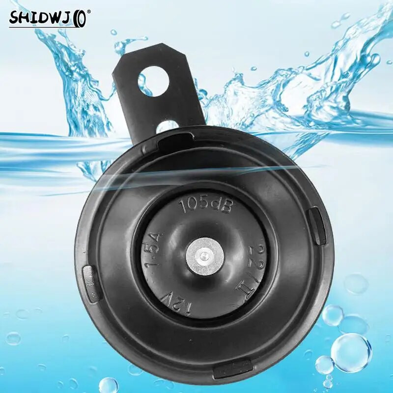 12V 1,5A 105db univerzális motorkerékpár kürt hangszórók elektromos kürt készlet vízálló kürt hangszórók autók teherautó autó SUV-hoz