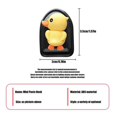 Πολυλειτουργικό αυτοκίνητο Mini Cartoon Hooks Διακόσμηση βάσης για εσωτερική οργάνωση Θήκη Γάντζος Πλάτη καθίσματος Κρεμάστρα με γάντζο αποθήκευσης