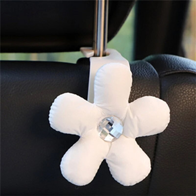 1 tk Universaalne autoistme seljakonks Armsad lilled rippuv hoidik Auto hoiupuu riidepuu interjööri praktilised konksu tarvikud