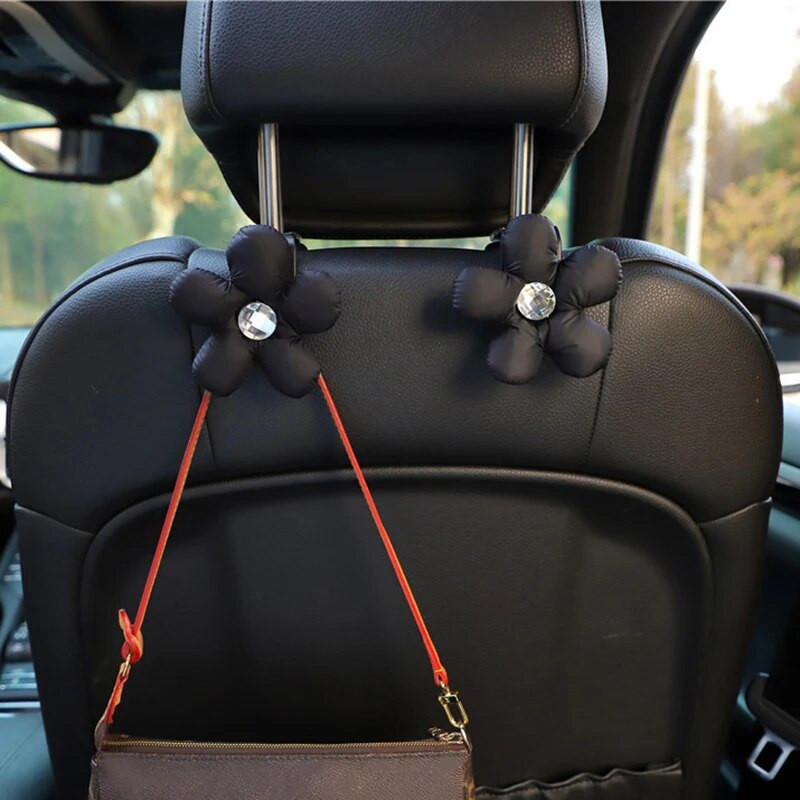 1 tk Universaalne autoistme seljakonks Armsad lilled rippuv hoidik Auto hoiupuu riidepuu interjööri praktilised konksu tarvikud