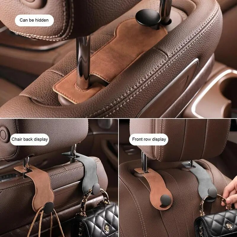 Autokonksud kottide jaoks Autoklambrid tagaistme peatoe hoidik Automaatkinnitus Riidehoidja Auto hoiustamisvahend Auto tarvikud