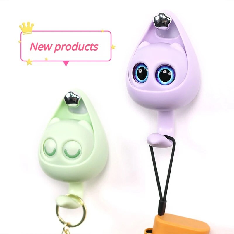 1PC Kreativna treptajuća kuka za mačke Slatka bešavna spavaonica Vješalice za vrata spavaće sobe Kuke Ključ Kišobran Kapa za ručnike Vješalica za kapute Zidna dekoracija