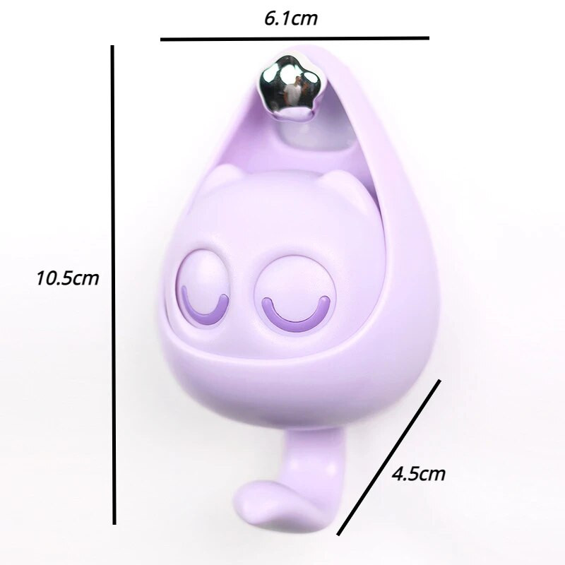 1PC Kreativna treptajuća kuka za mačke Slatka bešavna spavaonica Vješalice za vrata spavaće sobe Kuke Ključ Kišobran Kapa za ručnike Vješalica za kapute Zidna dekoracija