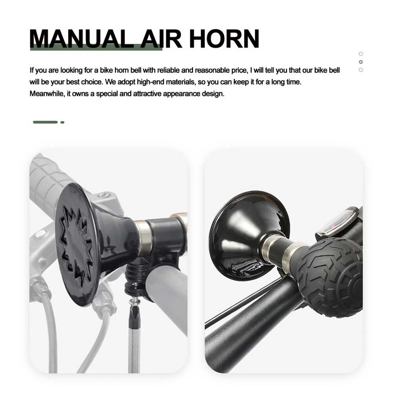 Μεταλλικό μεγάφωνο Excersise Bike Bike Air Horn Retro Clown Horn Loud Horns Bike Cycle Horn ποδήλατα Ενήλικες