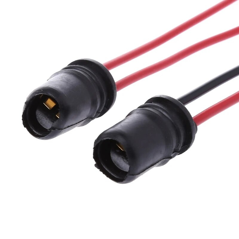 2vnt Nauji W5W T10 automobiliniai lemputes lizdo laikikliai sunkvežimiai valtys jungties prailginimas