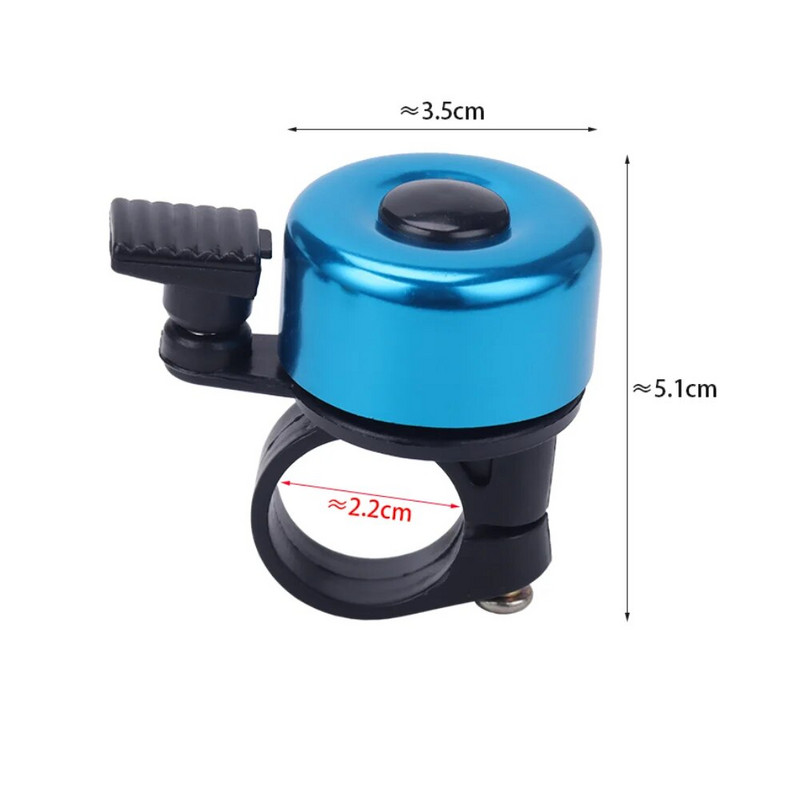 1gab Velosipēda zvana sakausējuma kalnu šosejas velosipēda skaņas signāls drošībai Riteņbraukšana Stūres sakausējuma gredzens Velosipēda izsaukšanas velosipēda piederums