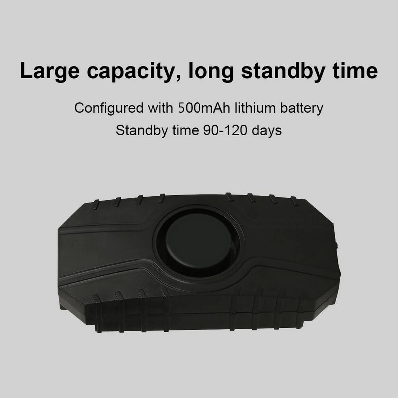 Motocikla velosipēda signalizācija 113dB skaļas vibrācijas sensora bezvadu pretaizdzīšanas transportlīdzekļa drošības signalizācijas sistēma ar tālvadības pulti